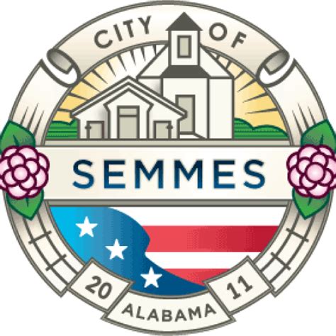 City of semmes - Mailing Address: P.O. Box 1757, Semmes, AL 36575. City Hall Address: One Main Street Semmes, AL 36575. Office Hours: Monday – Friday | 8:00 am – 5:00 pm. Facebook-f Instagram. We would like to extend a warm, Semmes welcome to our city.